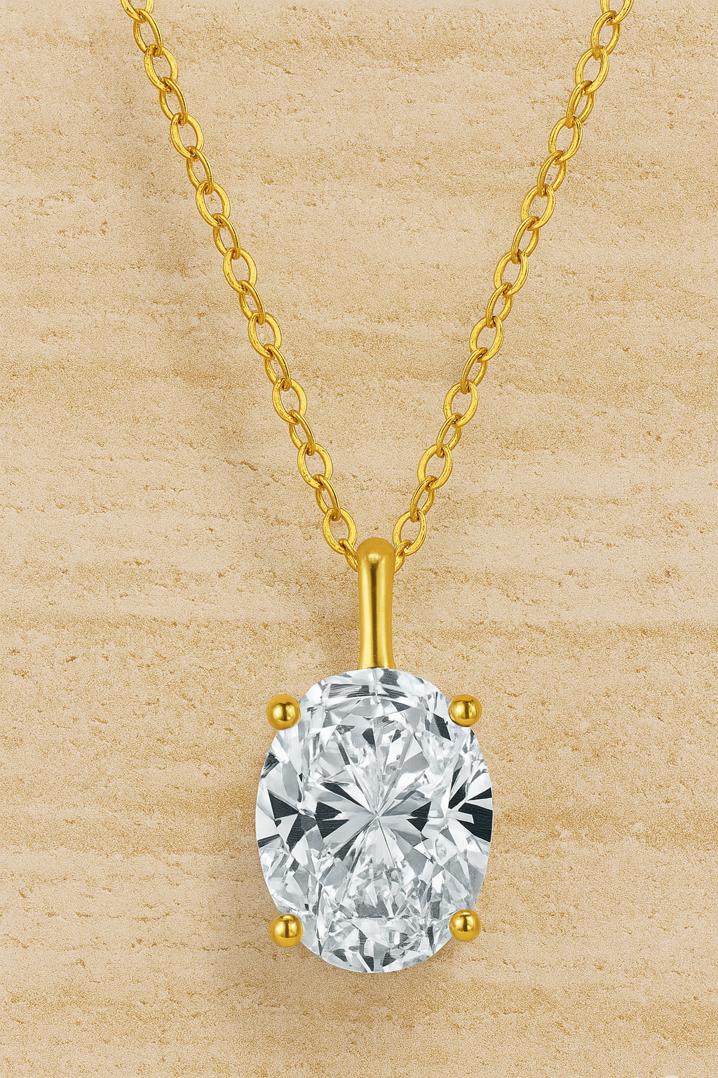 Stud Necklace Gold