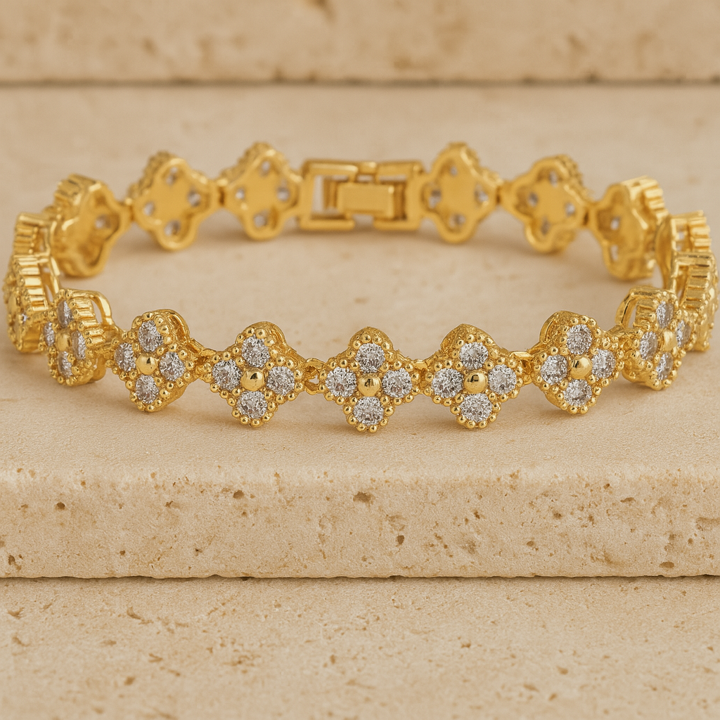 Daisy gold bracelet