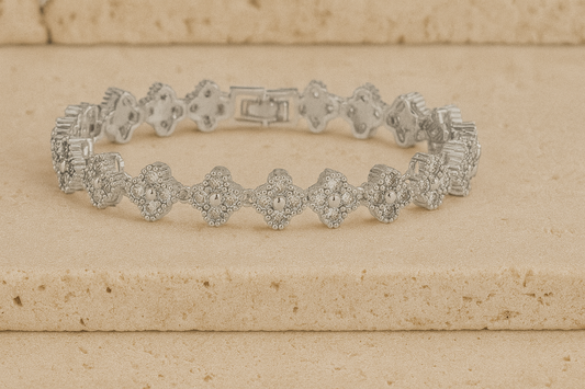 Daisy silver bracelet