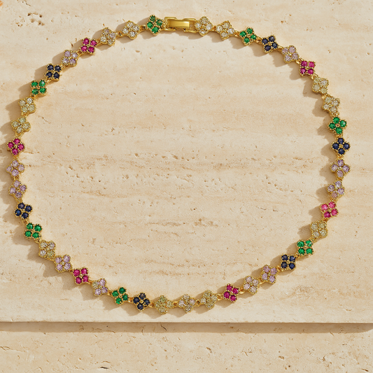 Daisy color necklace